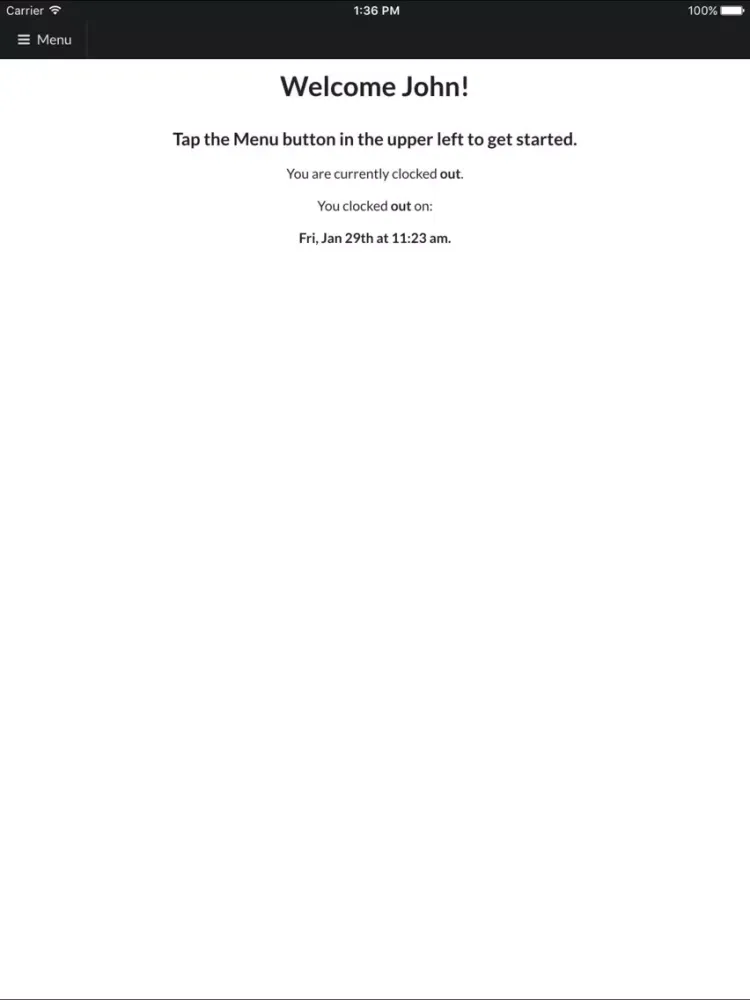 Ảnh chụp màn hình của OpsHound iPad 