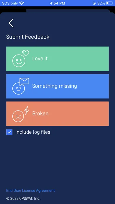 OPSWAT Mobile App স্ক্রিনশট