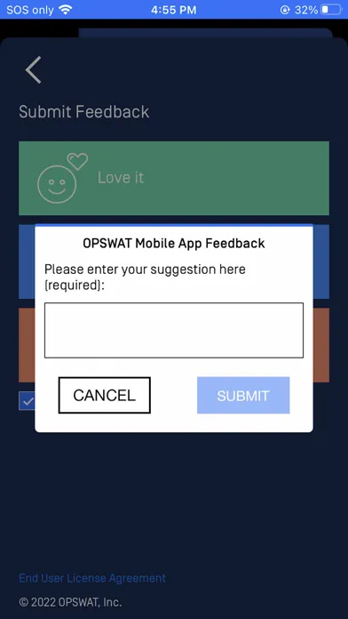OPSWAT Mobile App স্ক্রিনশট