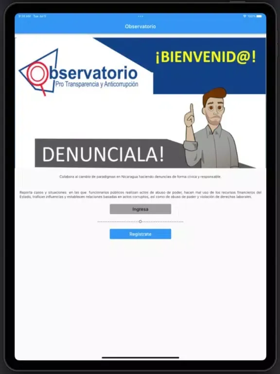Observatorio OPTA iPad 應用截圖