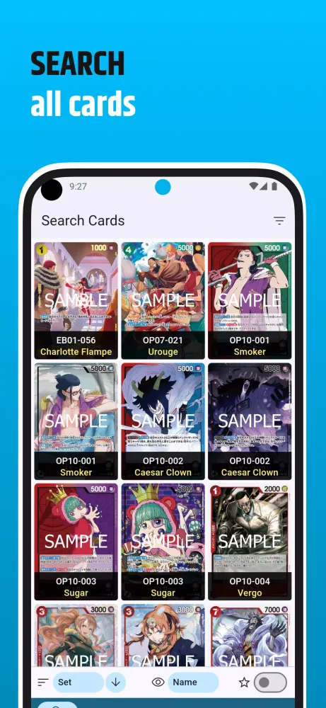 OP TCG Dex Ekran Görüntüleri