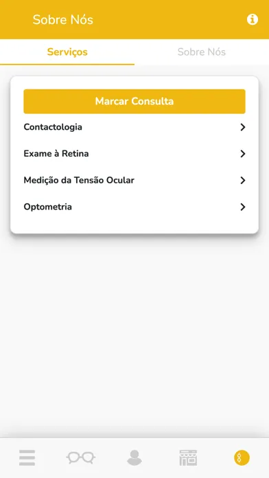 Tangkapan skrin Óptica Anita Galvão