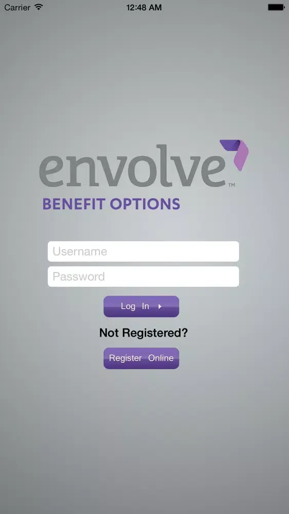 Envolve Benefit Options Screenshots