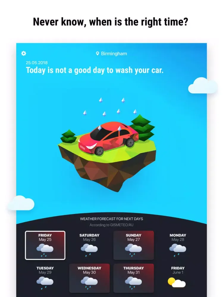 Wash Your Car iPad 应用截图
