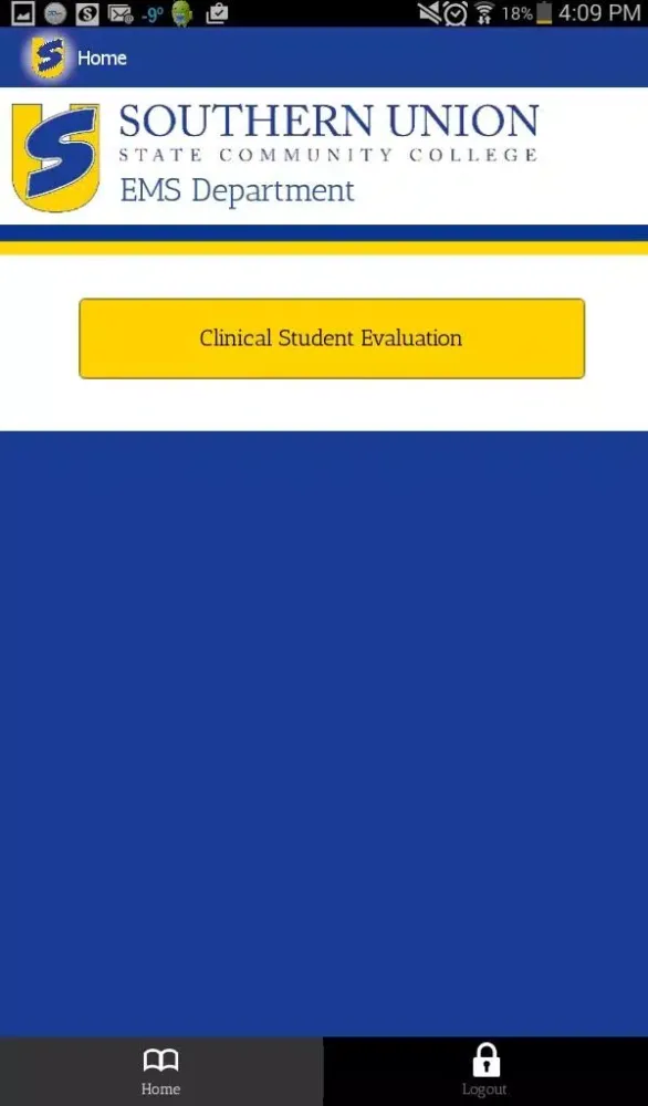 Tangkapan skrin SUSCC EMS Student Evaluation