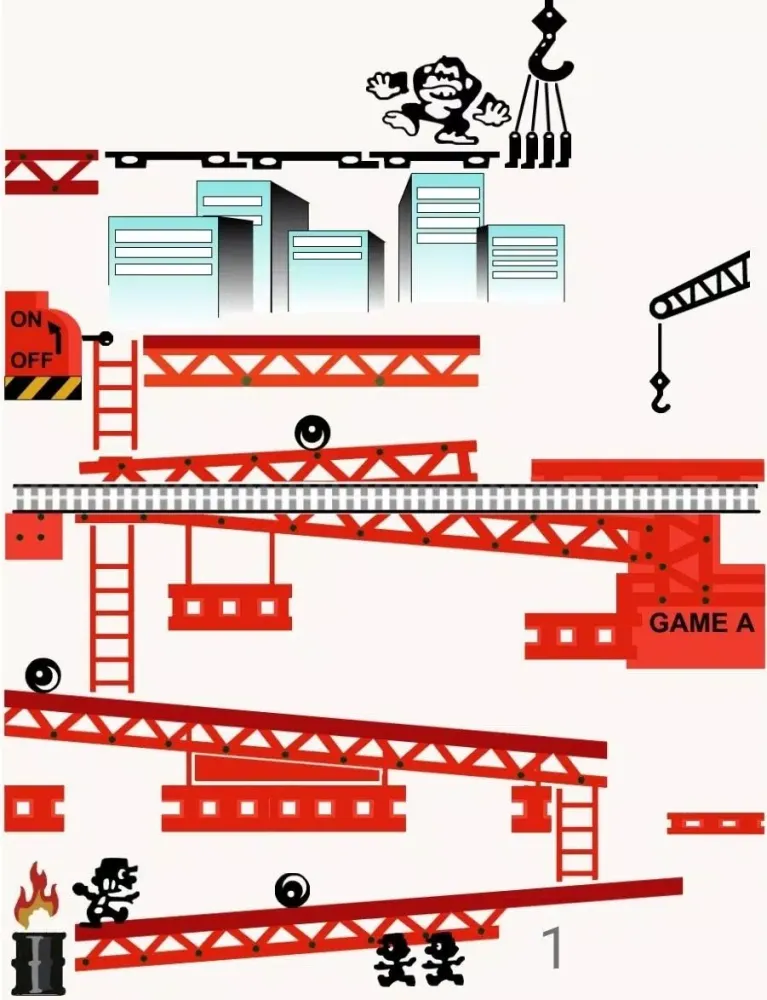 Capturas de tela do Arcade Kong