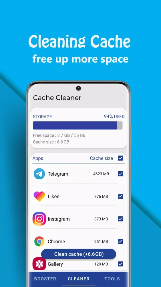 Captures d'écran de Phone Booster
