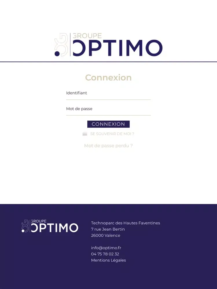 Groupe Optimo iPad 應用截圖