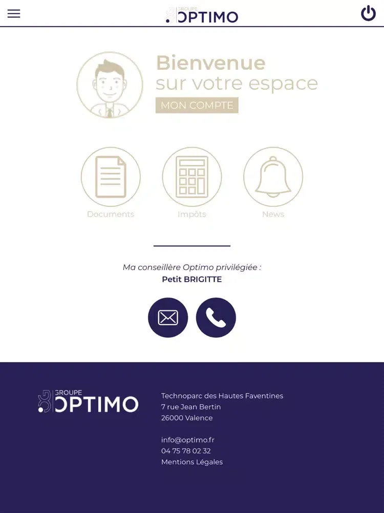 Groupe Optimo iPad 應用截圖
