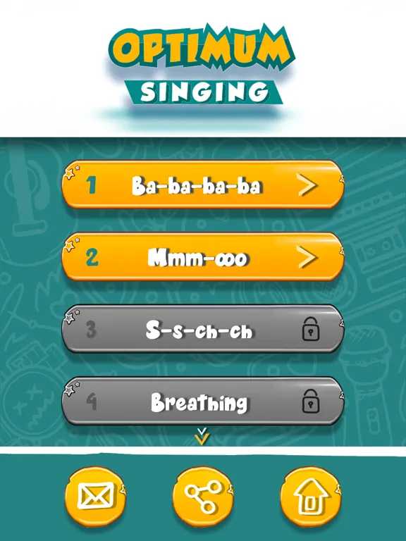 Optimum Singing iPad  スクリーンショット