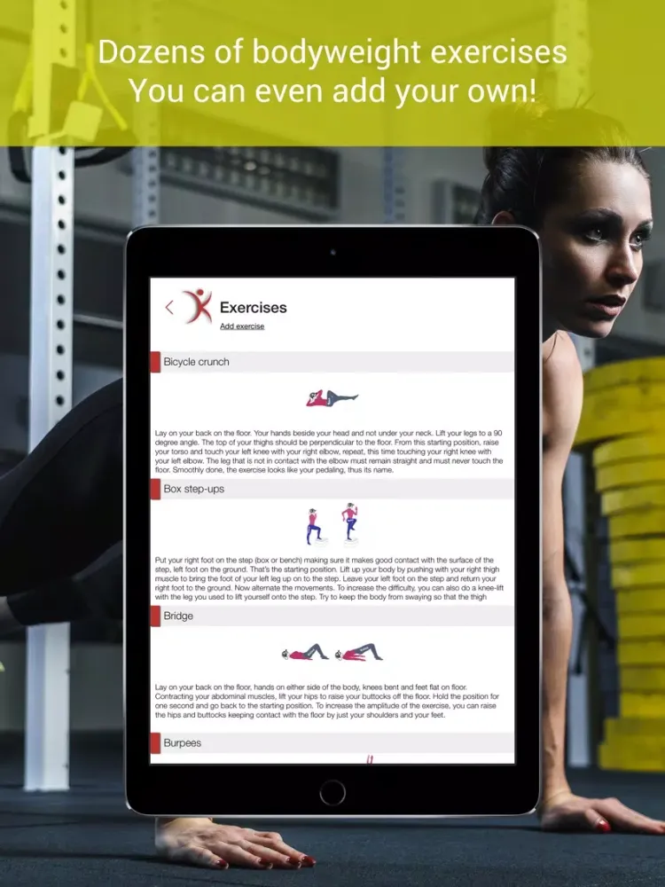 Tangkapan skrin Kalos HIIT iPad 
