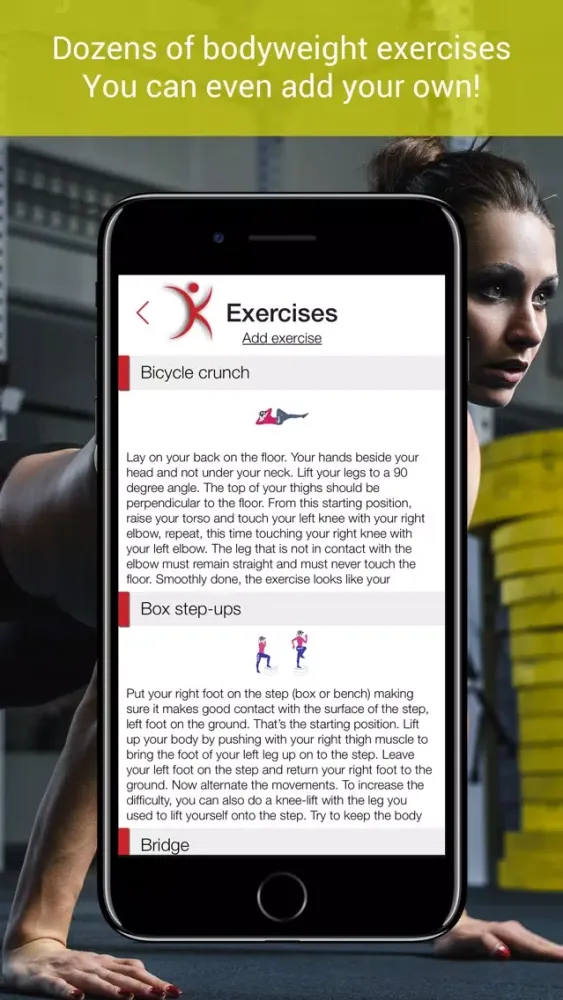Tangkapan skrin Kalos HIIT