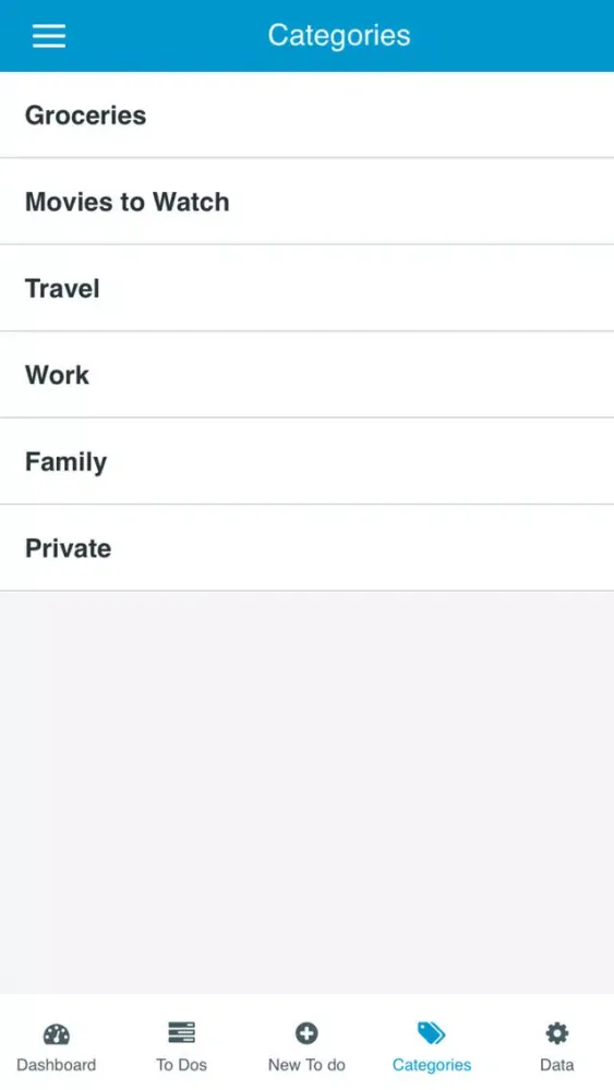Screenshot di ToDo Optimus