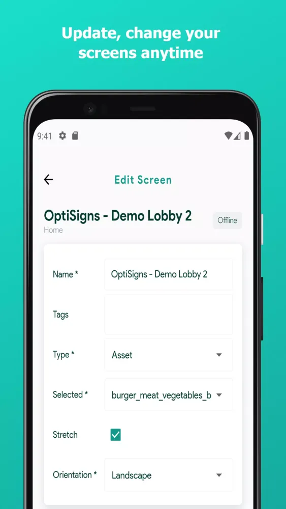 OptiSigns Admin Screenshots