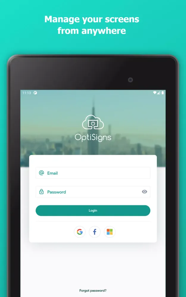 OptiSigns Admin Screenshots