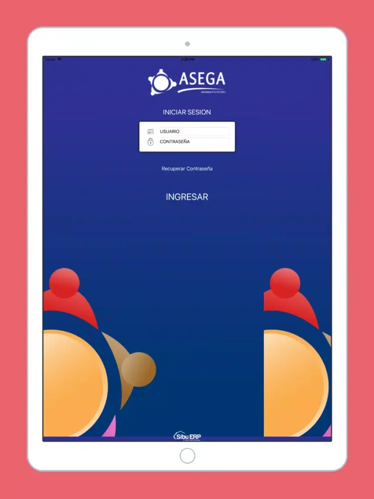 ASEGA App iPad  Screenshots