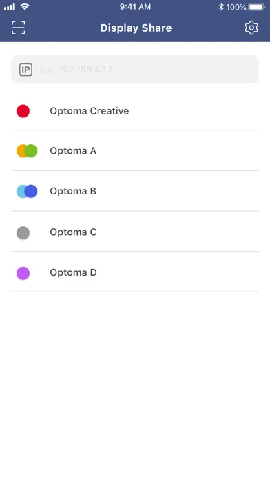 Display Share Screenshots