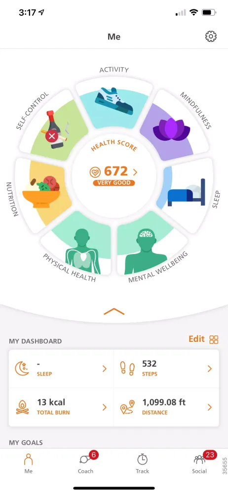 Optum My Wellbeing Screenshots