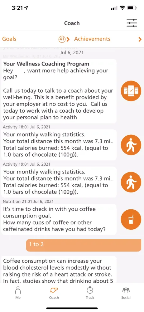 Optum My Wellbeing Screenshots