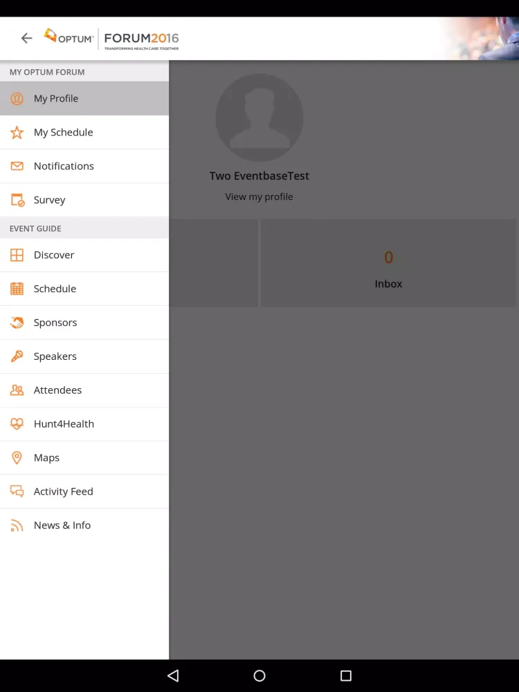 Optum Forum 2016 Screenshots
