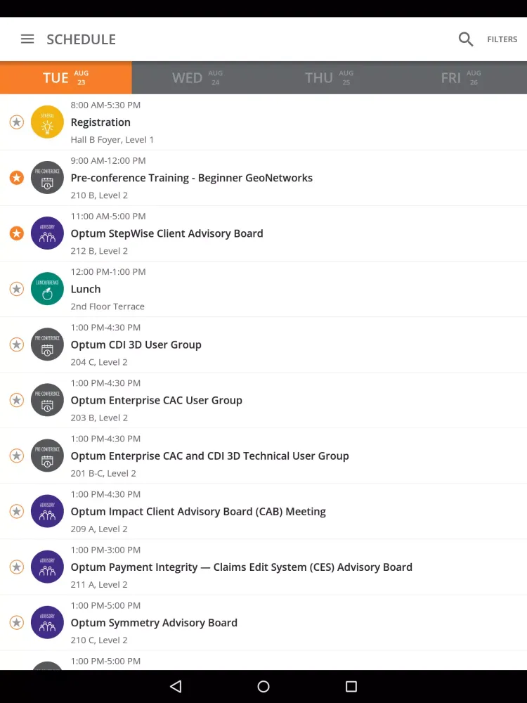 Optum Forum 2016 Screenshots