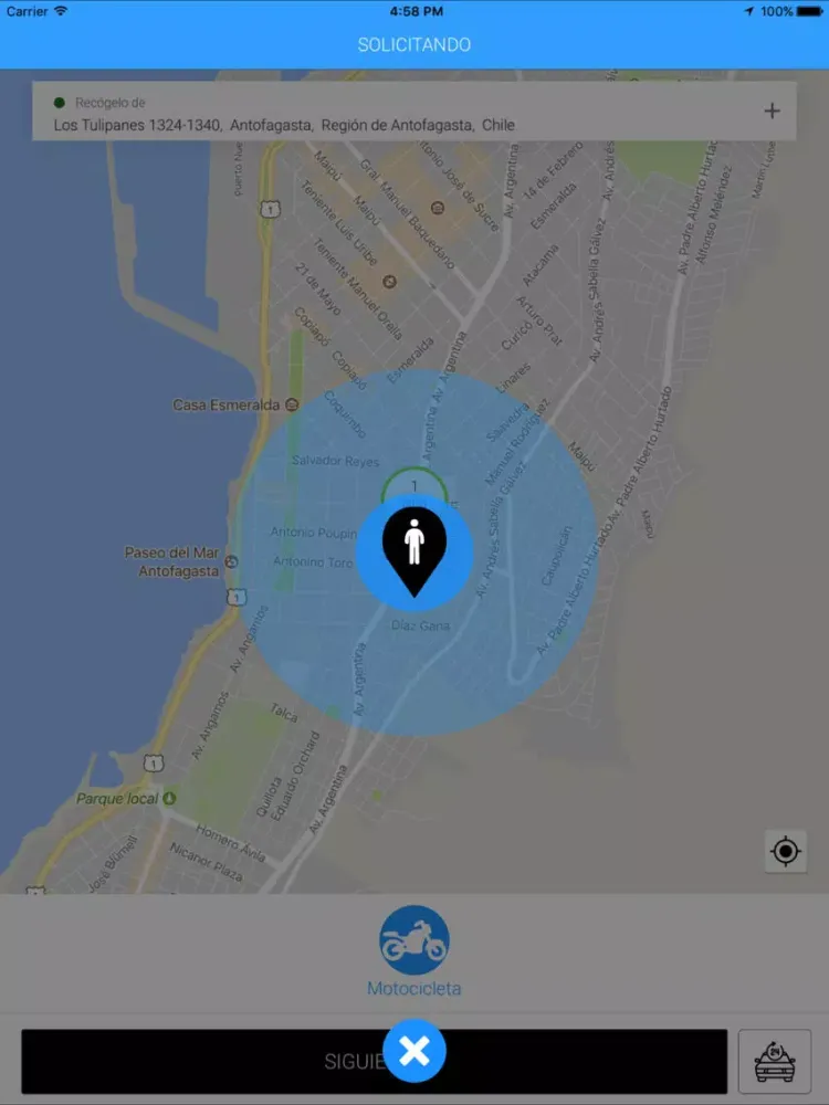 Opu Mensajeria iPad 應用截圖