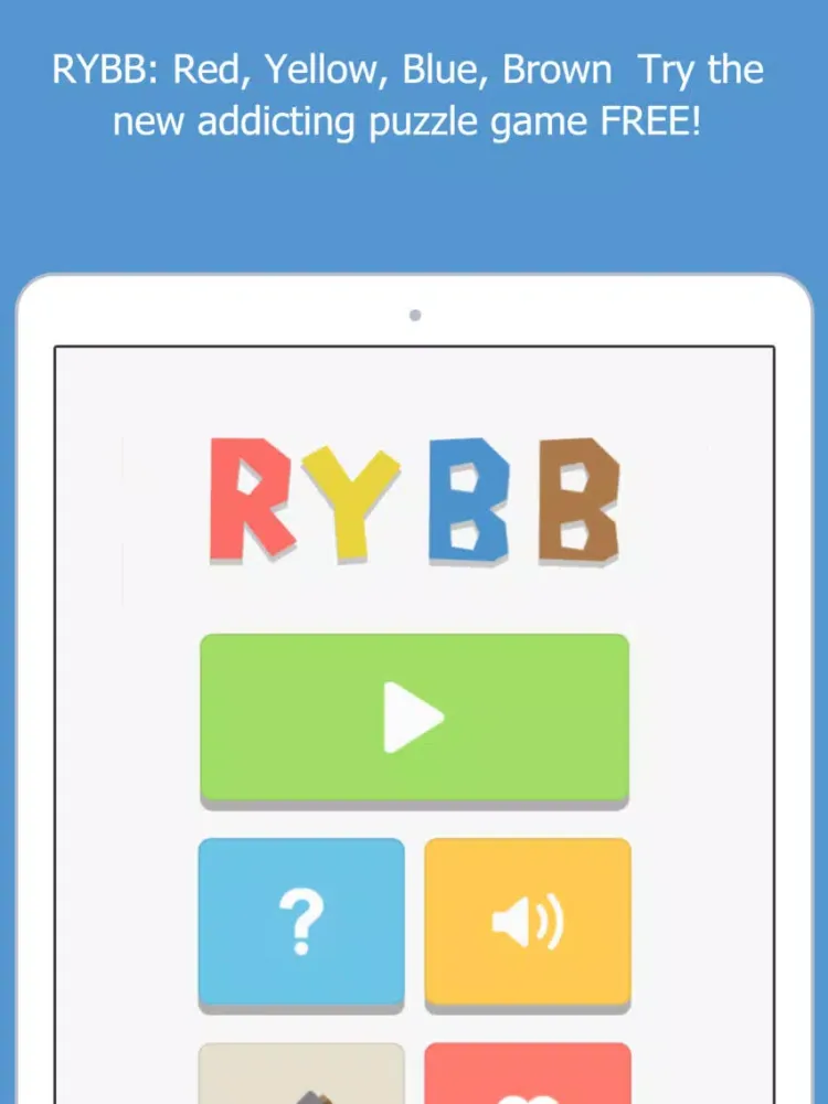 Play RYBB - The new addicting puzzle game! iPad  Screenshots