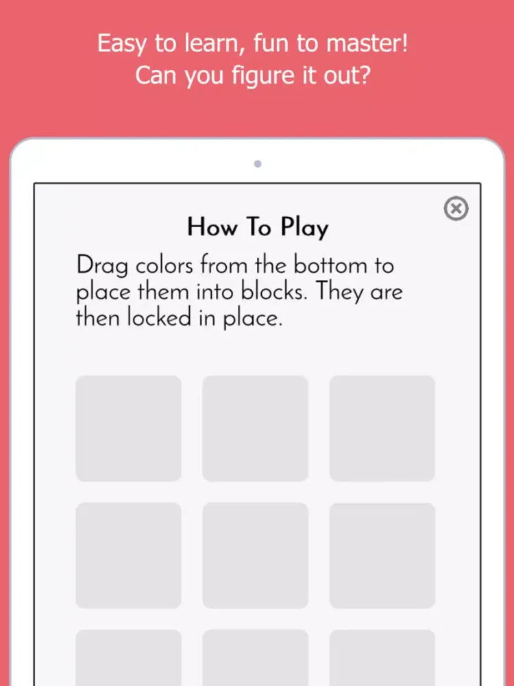 Play RYBB - The new addicting puzzle game! iPad  Screenshots