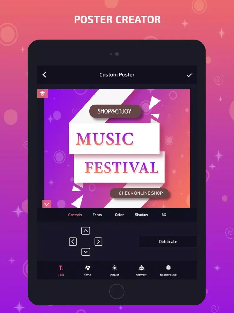 Poster Creator - Banner Maker iPad  Screenshots