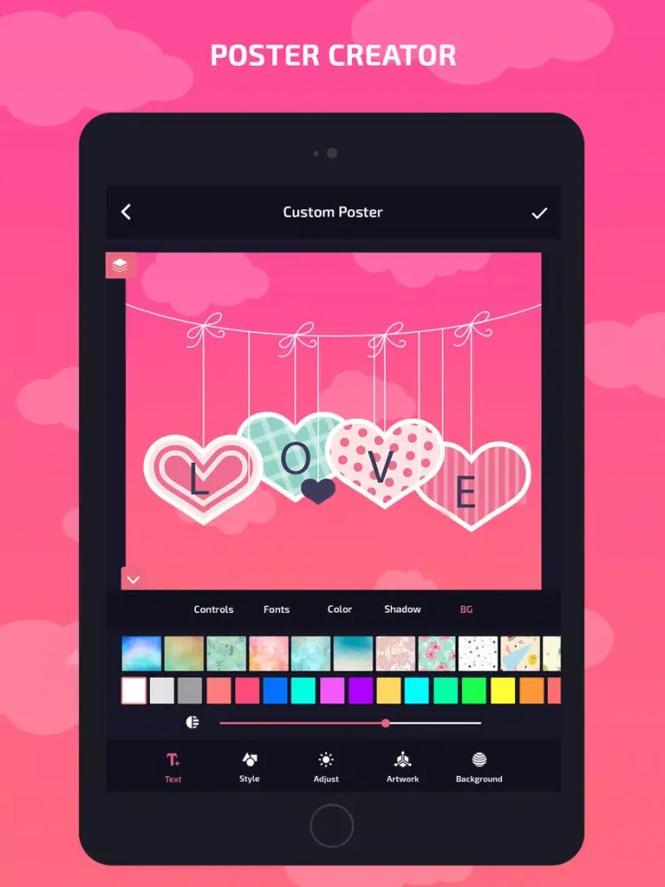 Poster Creator - Banner Maker iPad  Screenshots