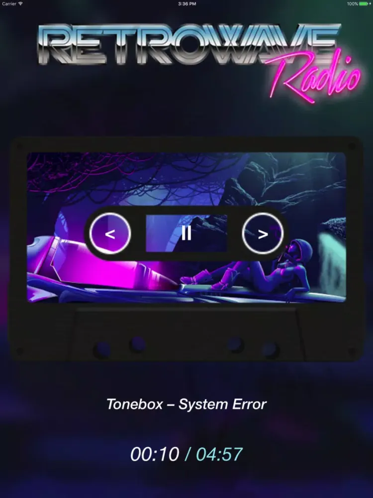 Retrowave Radio iPad 应用截图