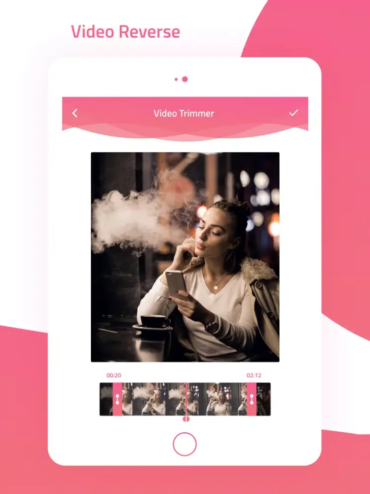 Reverse Movie Maker and Editor iPad 应用截图