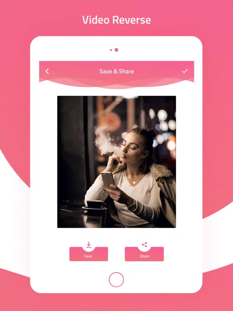 Reverse Movie Maker and Editor iPad 应用截图
