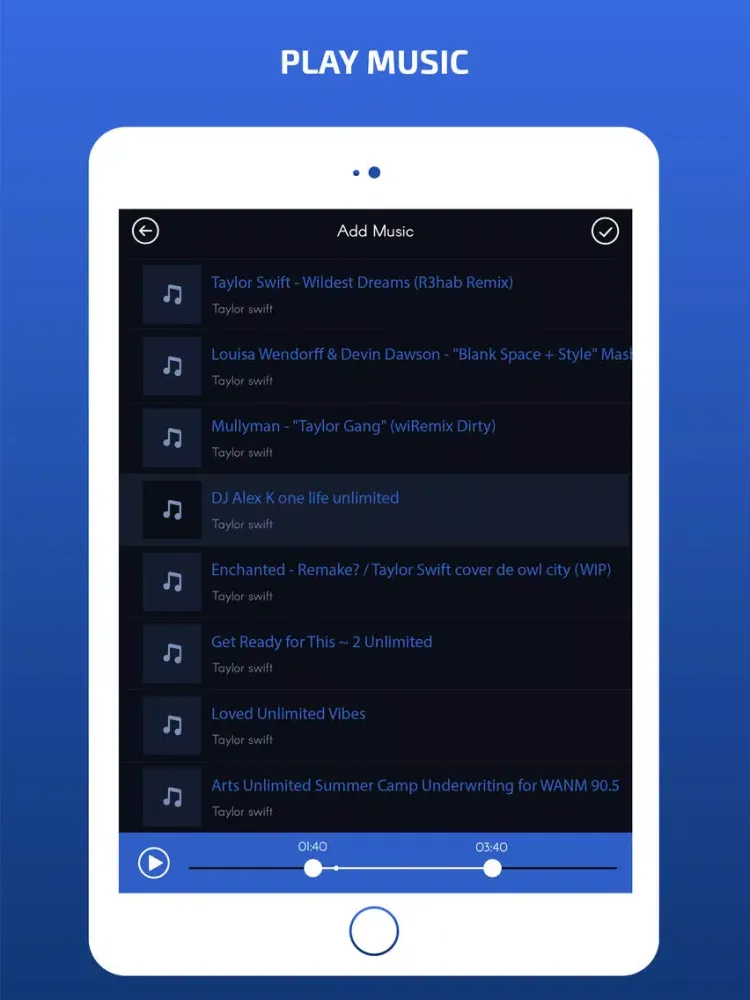 Tangkapan layar Video Editor-Movie Maker loop iPad 