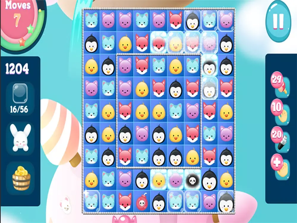 Animalia Crush iPad  स्क्रीनशॉट