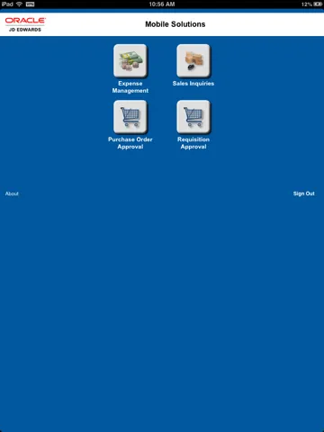 صور JD Edwards EnterpriseOne Mobile Applications iPad 