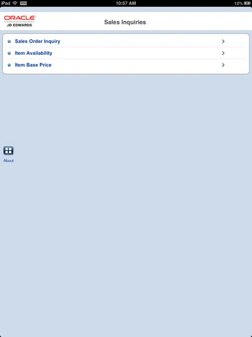 صور JD Edwards EnterpriseOne Mobile Applications iPad 