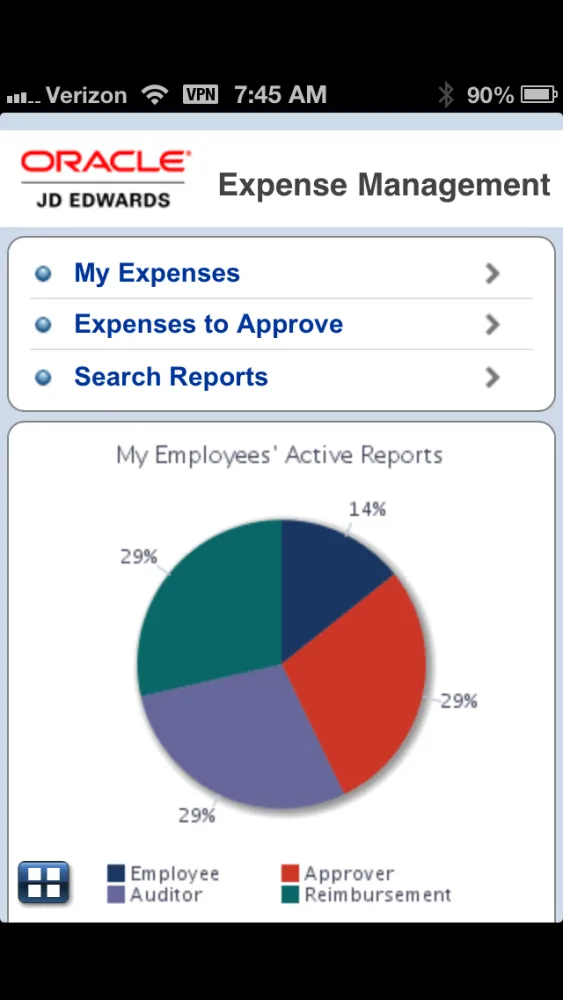 صور JD Edwards EnterpriseOne Mobile Applications