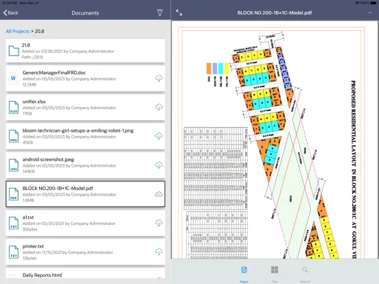 Oracle Primavera Unifier iPad  Ekran Görüntüleri