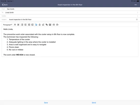 Oracle Primavera Unifier iPad  Ekran Görüntüleri