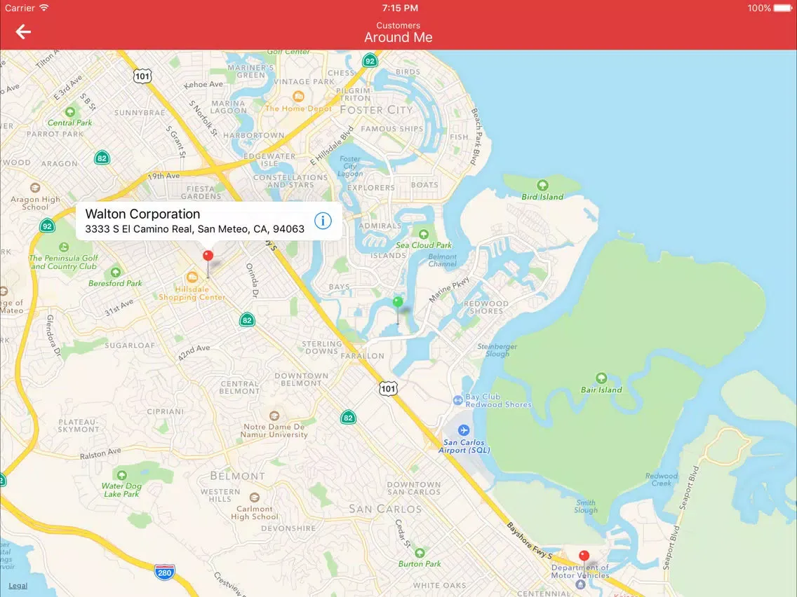 Oracle Sales Cloud Mobile iPad 应用截图
