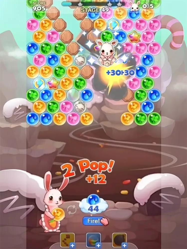 Pop Pop Bunny iPad 應用截圖