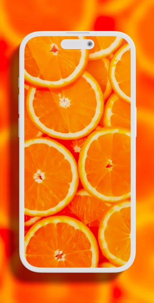 Aesthetic Orange Wallpaper应用截图