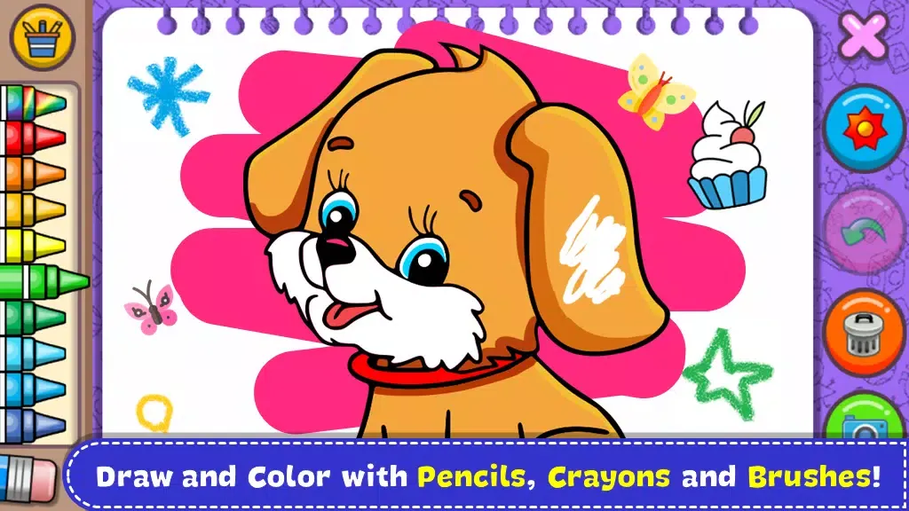 Coloring & Learn Animals स्क्रीनशॉट