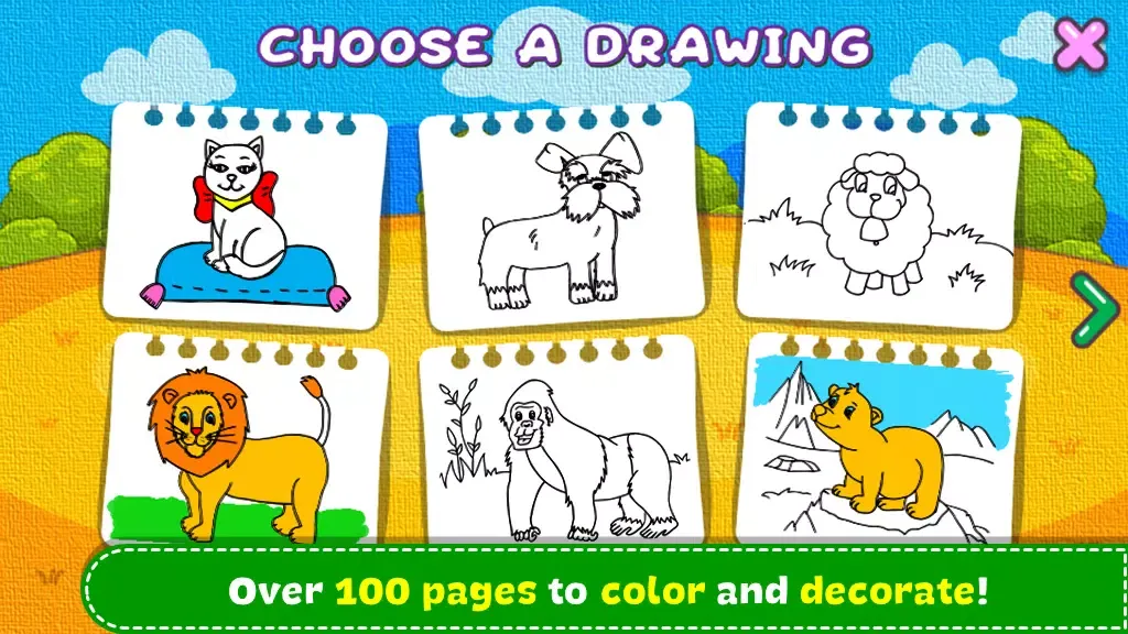 Coloring & Learn Animals स्क्रीनशॉट