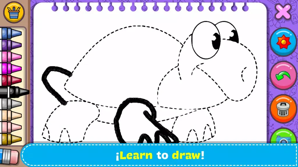 Coloring & Learn Animals स्क्रीनशॉट