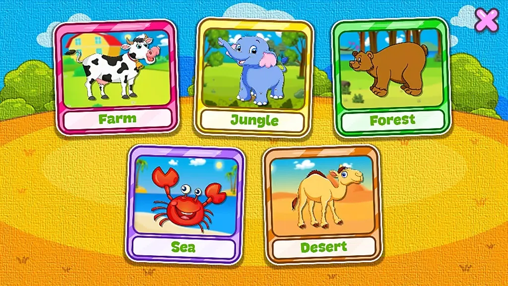 Coloring & Learn Animals स्क्रीनशॉट