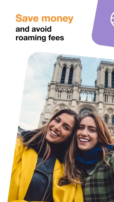 ภาพหน้าจอของ Orange Travel - World eSIMs