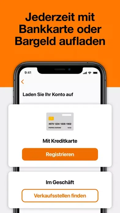 Capturas de pantalla de Orange Money Europe transfert