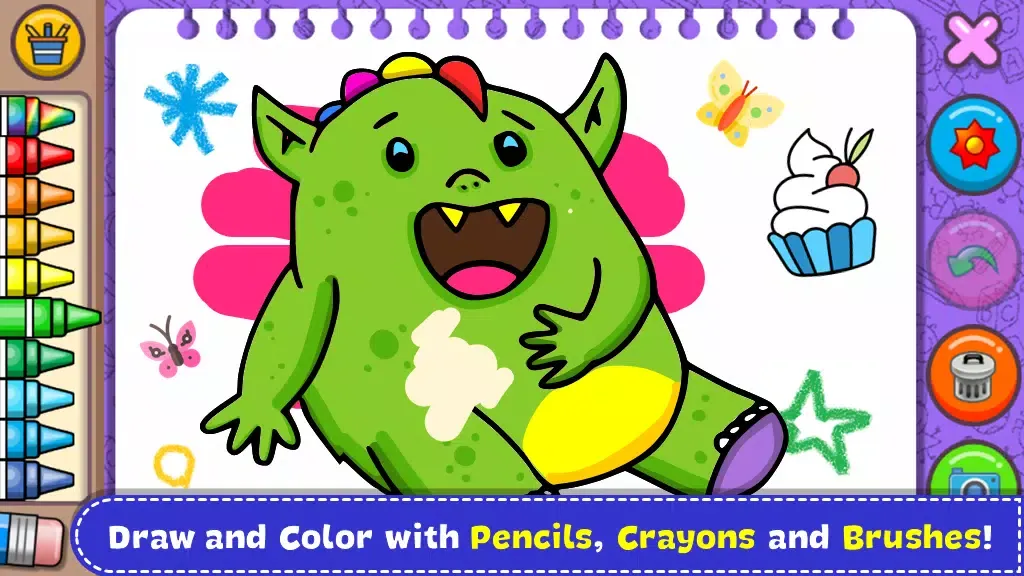 Capturas de pantalla de Fantasy Coloring Book & Games